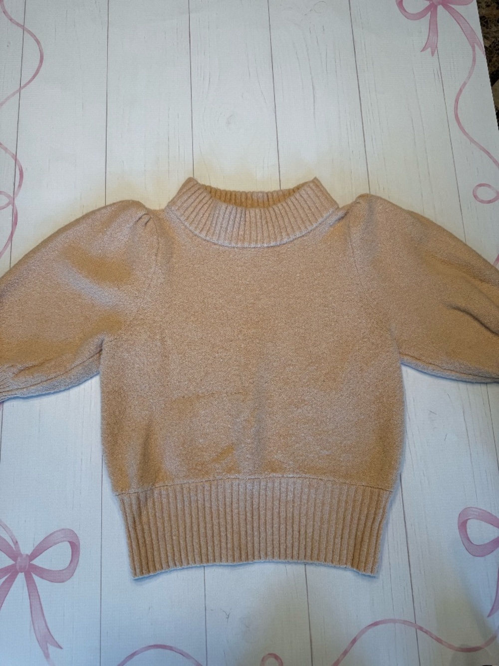 Free People "Sugar Pie" short Sleeve Knit Sweater Size S
